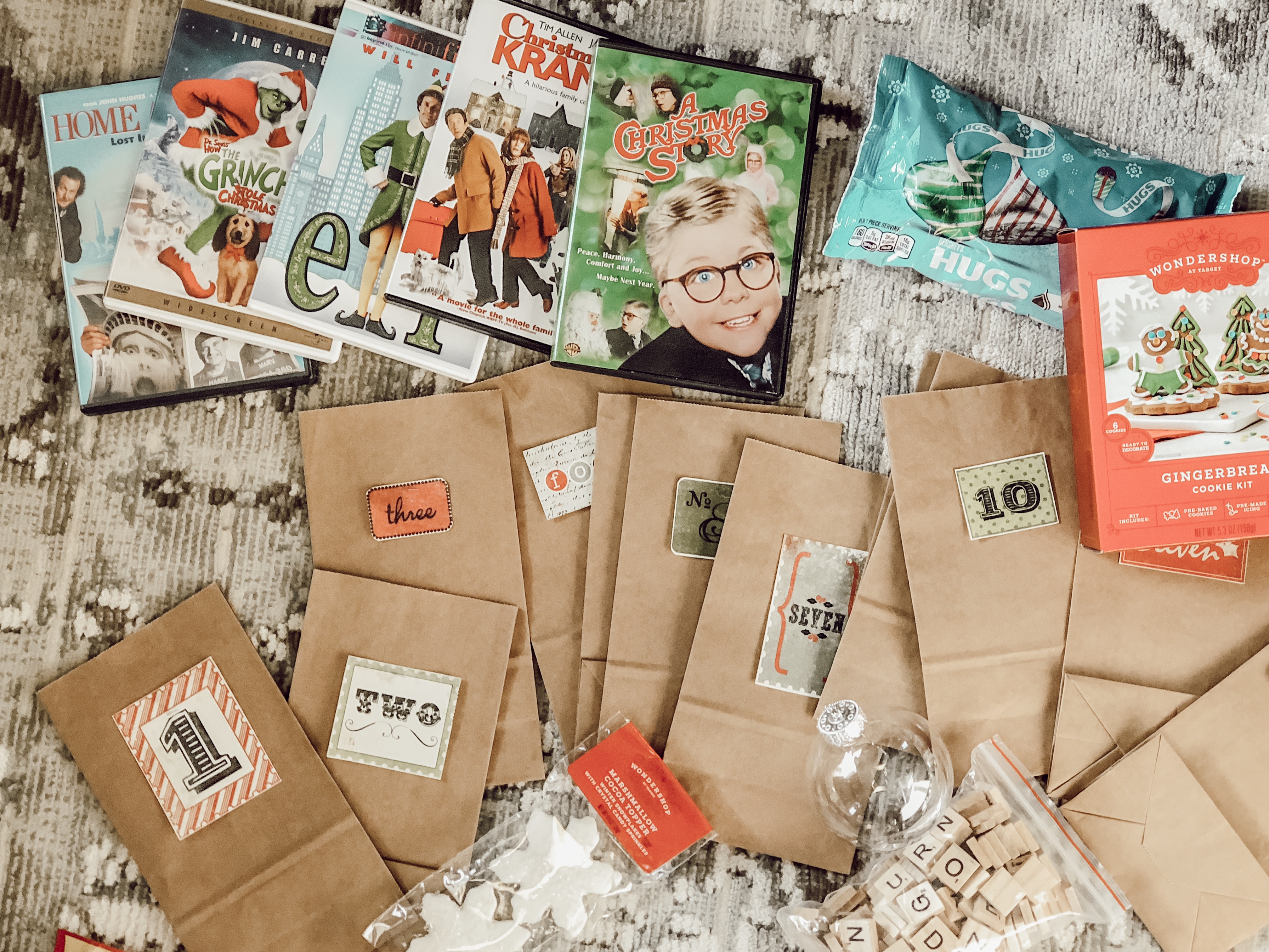 DIY 12 Days of Christmas Advent Calendar - Rain and Pine