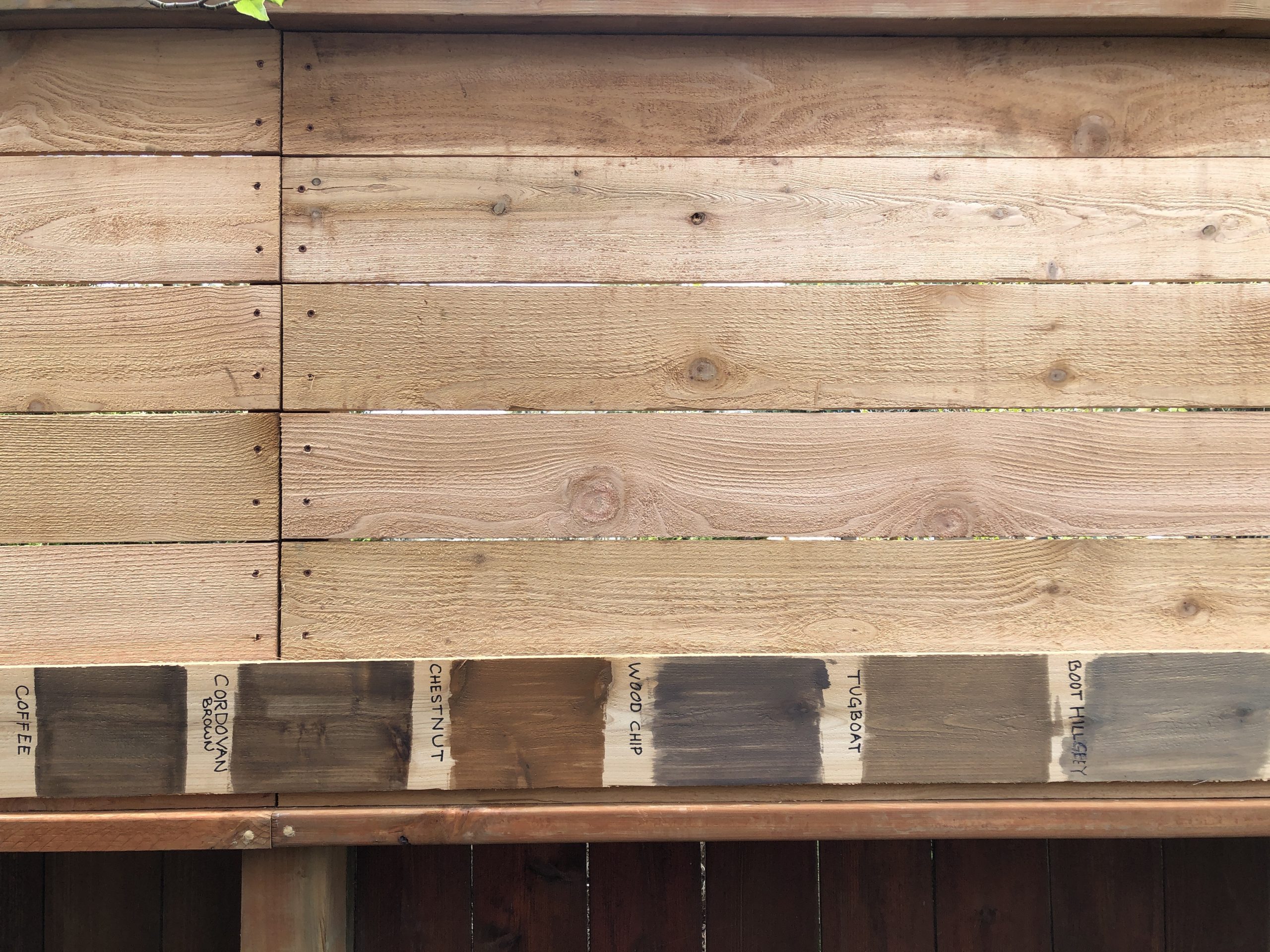 Selecting The Perfect Neutral Stain Color For A Cedar Fence Rain And Pine